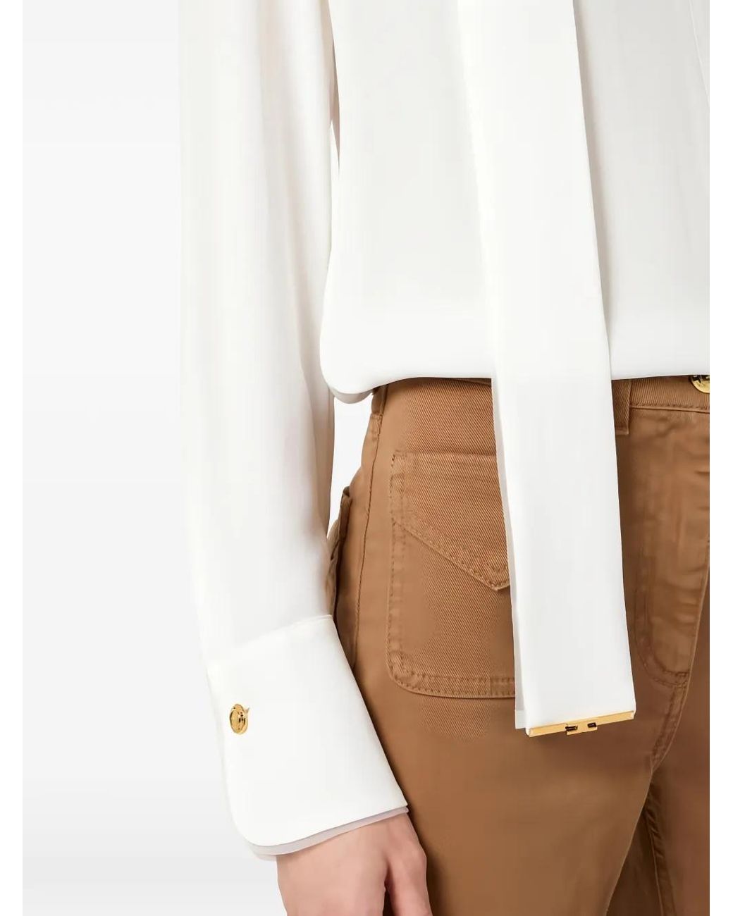 Elisabetta Franchi White Blouse