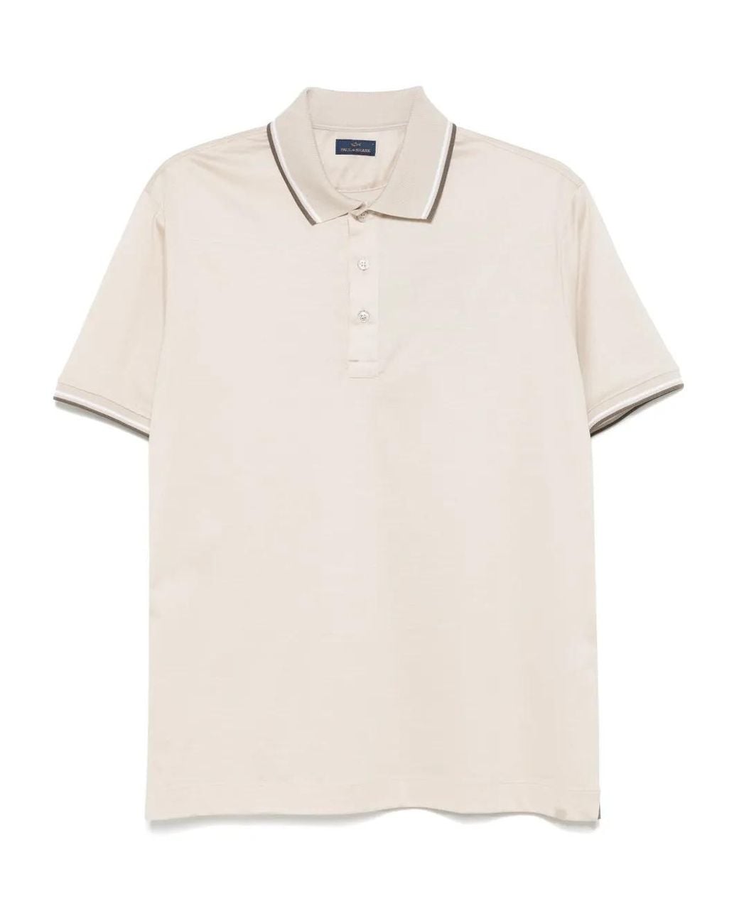 Polo De Algodón Paul & Shark de hombre de color White