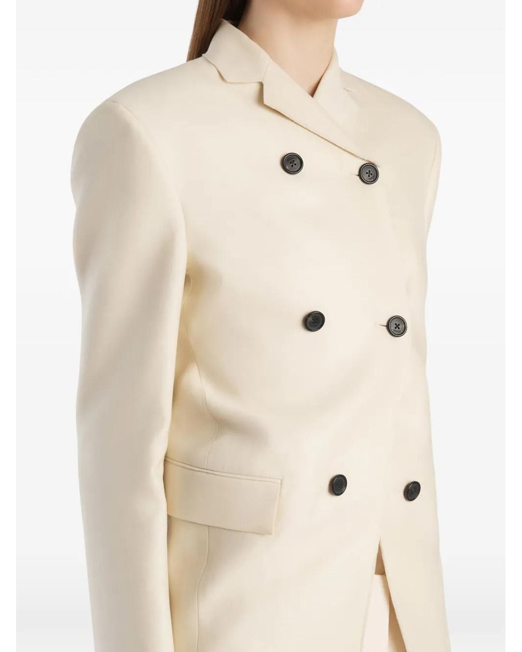 Khaite Natural Rolo Jacket