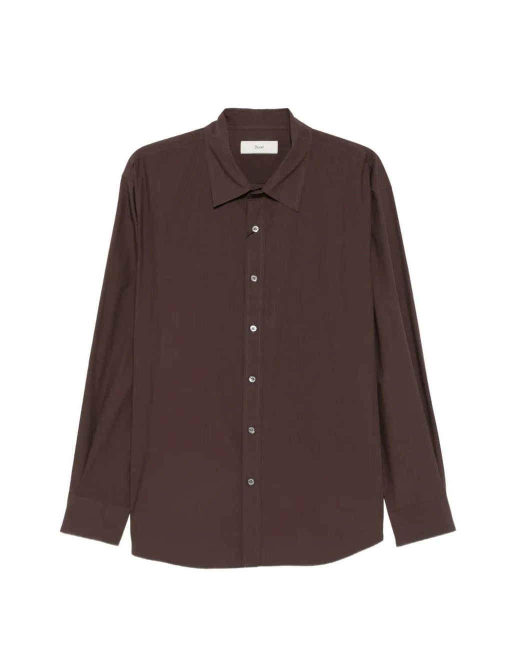 DUNST Brown Long-Sleeve Shirt