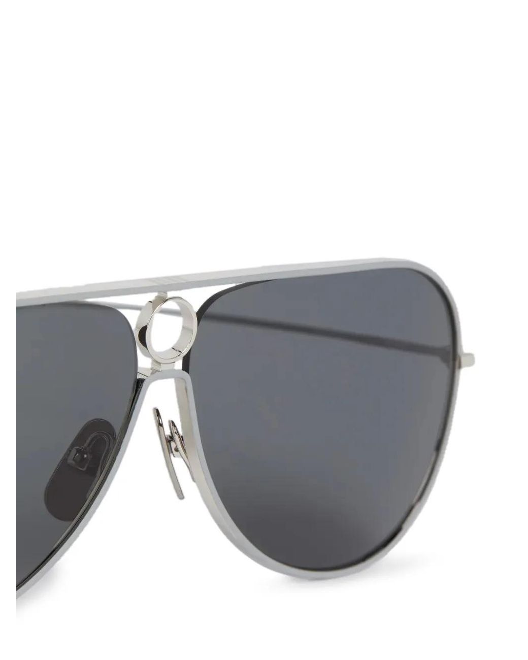Thom Browne Gray Double-Bridge Sunglasses