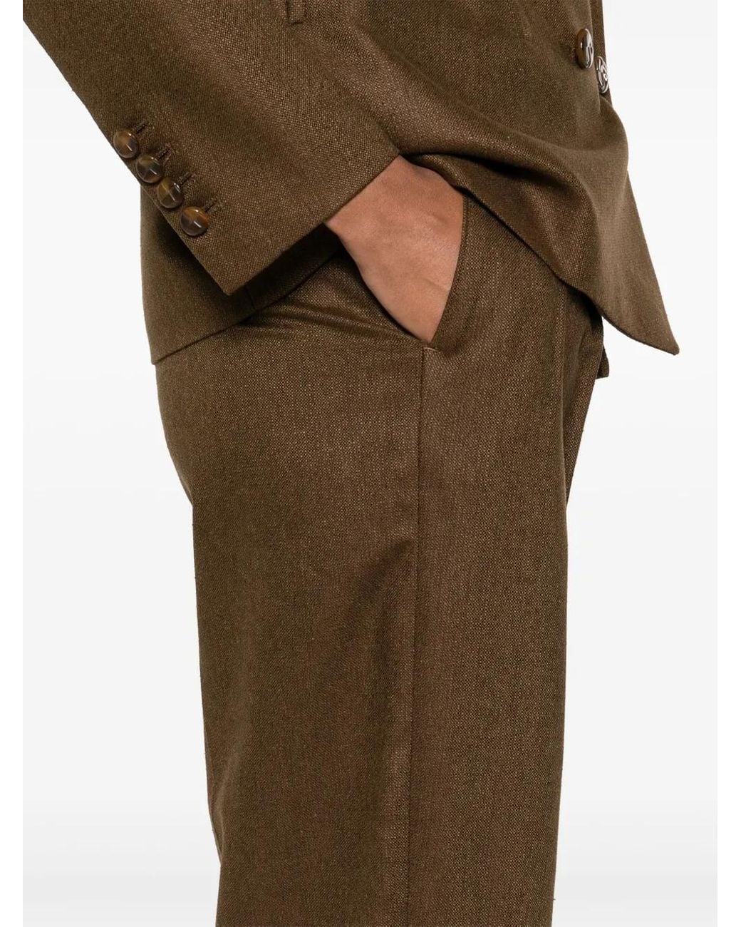 Blazé Milano Brown Renard Fox Trousers