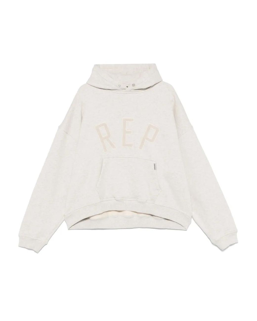 Represent White Rep Appliqué Hoodie for men