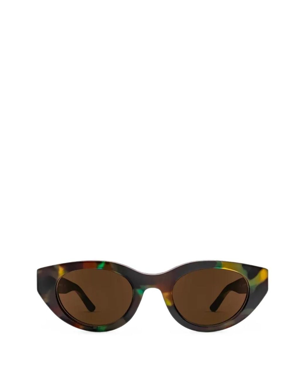 Thierry Lasry Brown Lunettes De Soleil Acidity À Monture Papillon