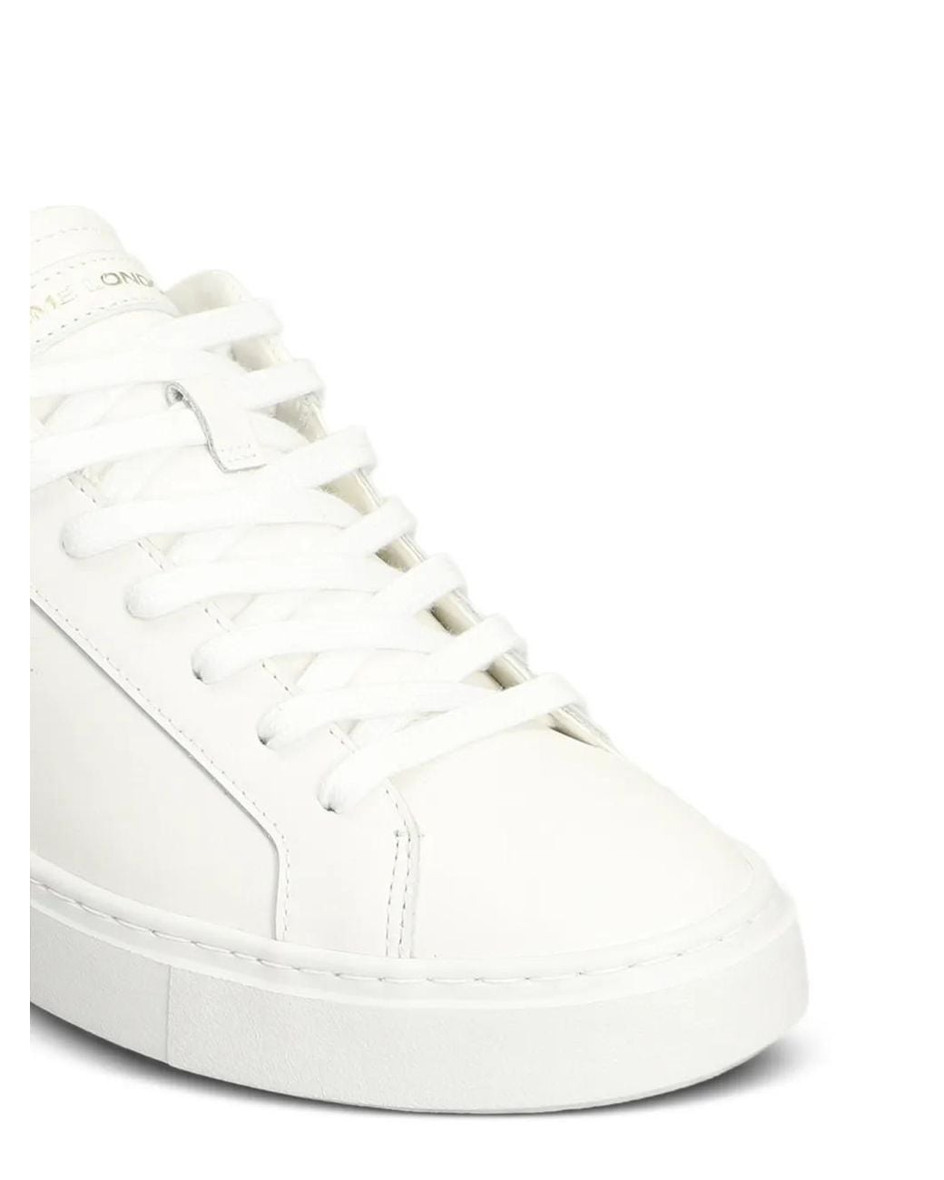 Crime London White Superlight Lace-Up Sneakers for men