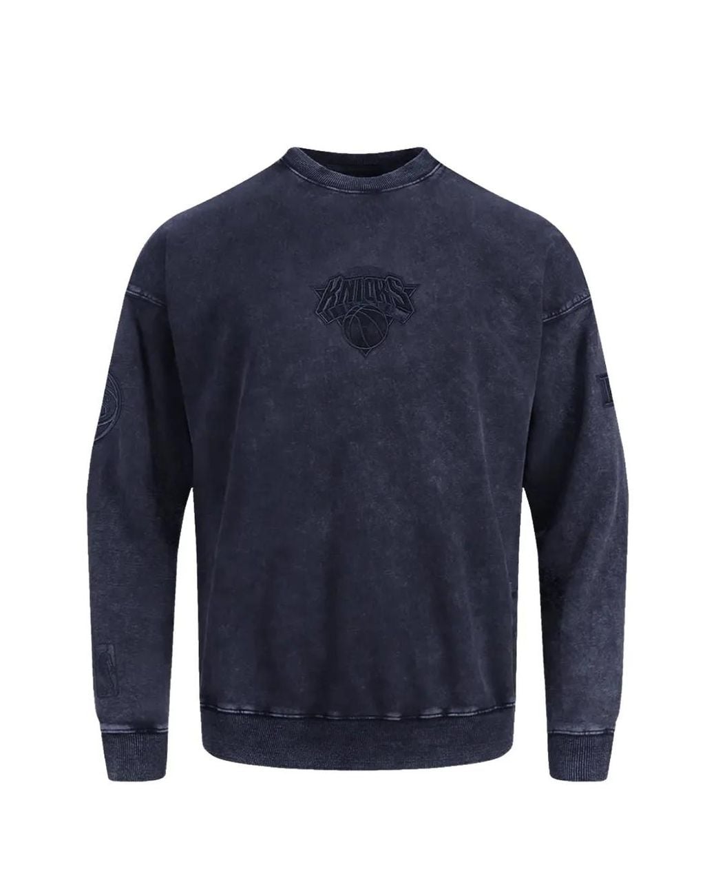 Pro Standard Blue X New York Knicks Enzyme-Wash Sweatshirt for men
