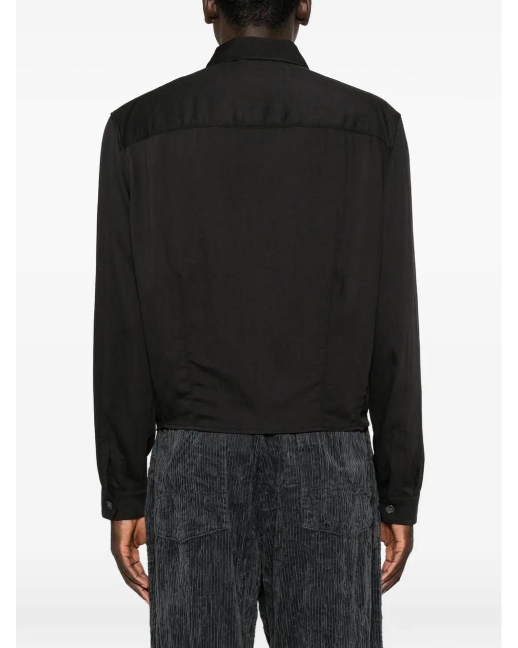 Our Legacy Black Sift Zip Shirt for men