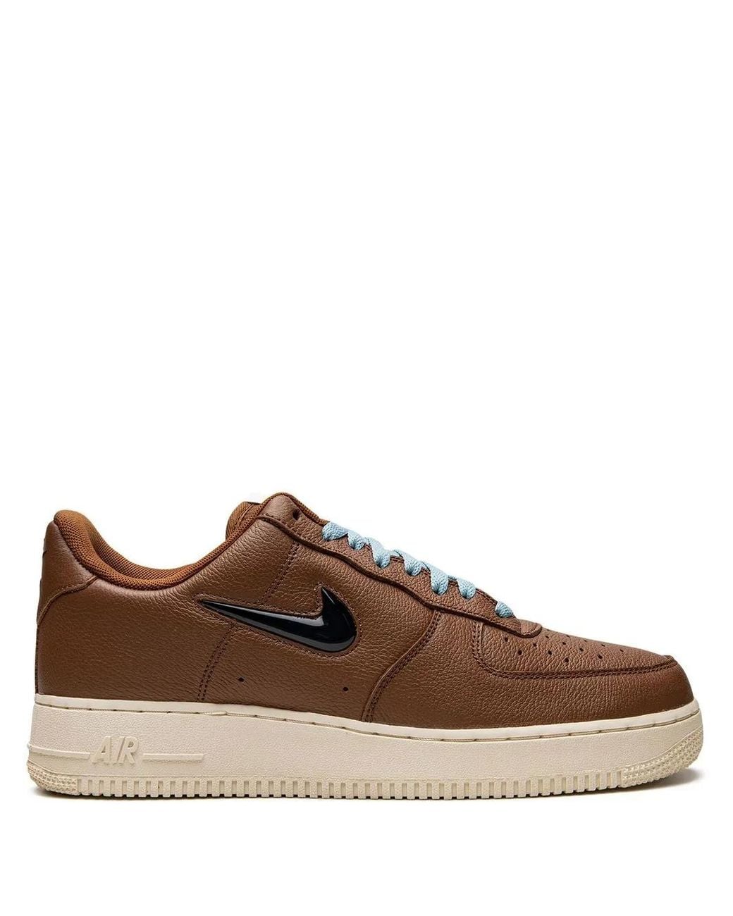 Nike Brown Air Force 1 Low '07 Premium "Pecan" Sneakers