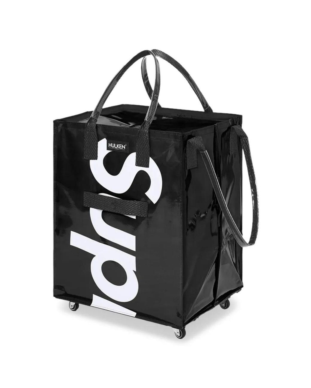 Supreme Black X Hulken Logo-Print Tote Bag for men