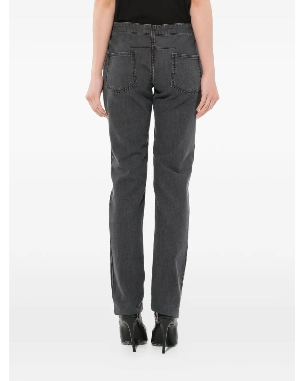 Givenchy Black Two-Tone Panelled Jeans
