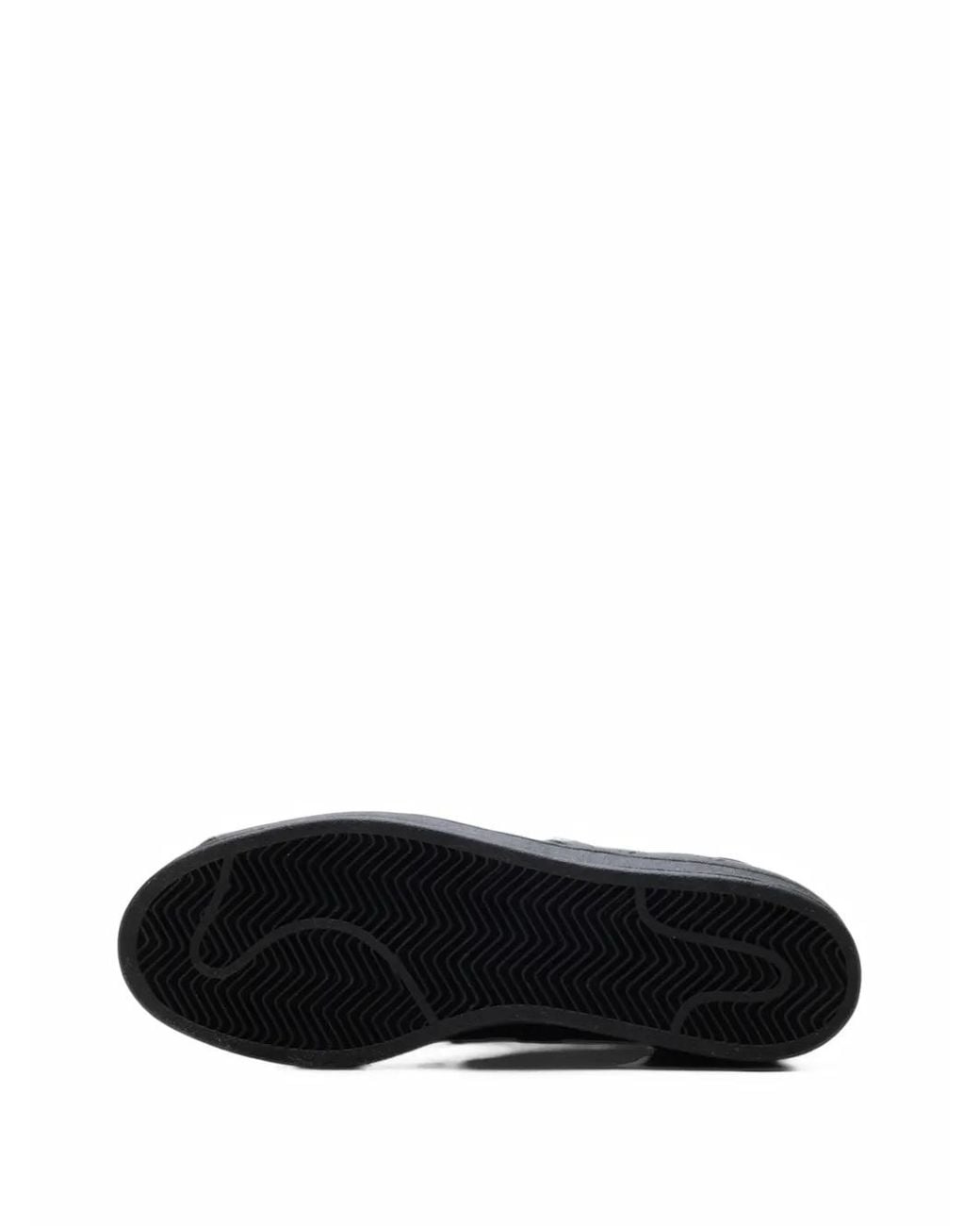 Adidas Black Superstar Sneakers for men