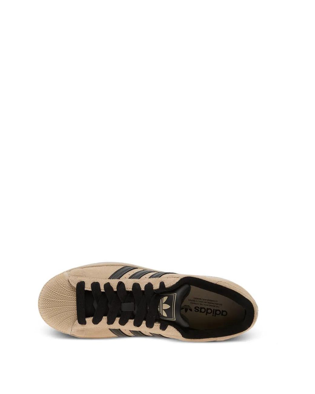 Adidas Brown Superstar Ii Three-Stripe Sneakers