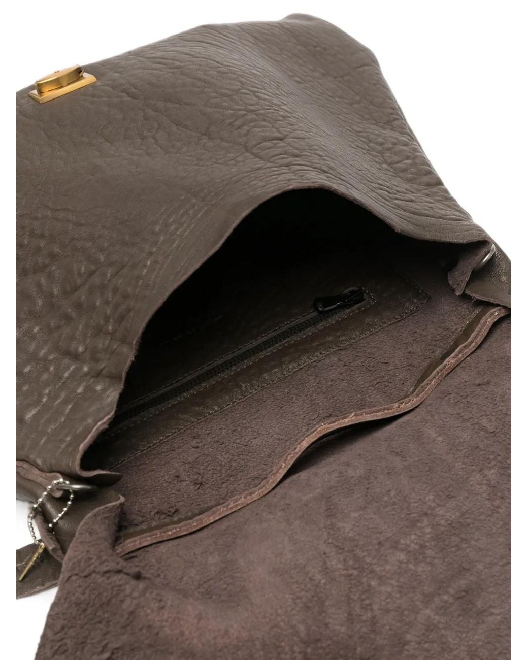 UN TÈ DA MATTI Black Sac Cabas Leon En Cuir