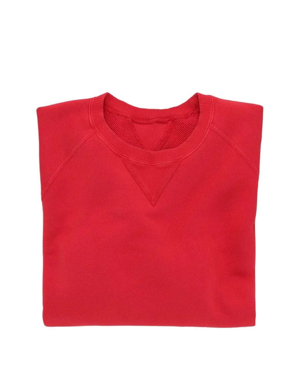 Fortela Red Harvard Raglan-Sleeve Sweatshirt for men