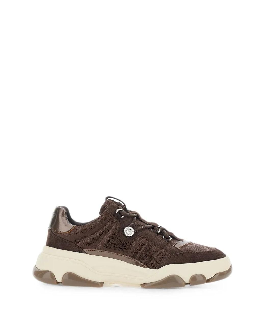 Pinko Brown Sneakers Athena 01 Cow Leather Trainers