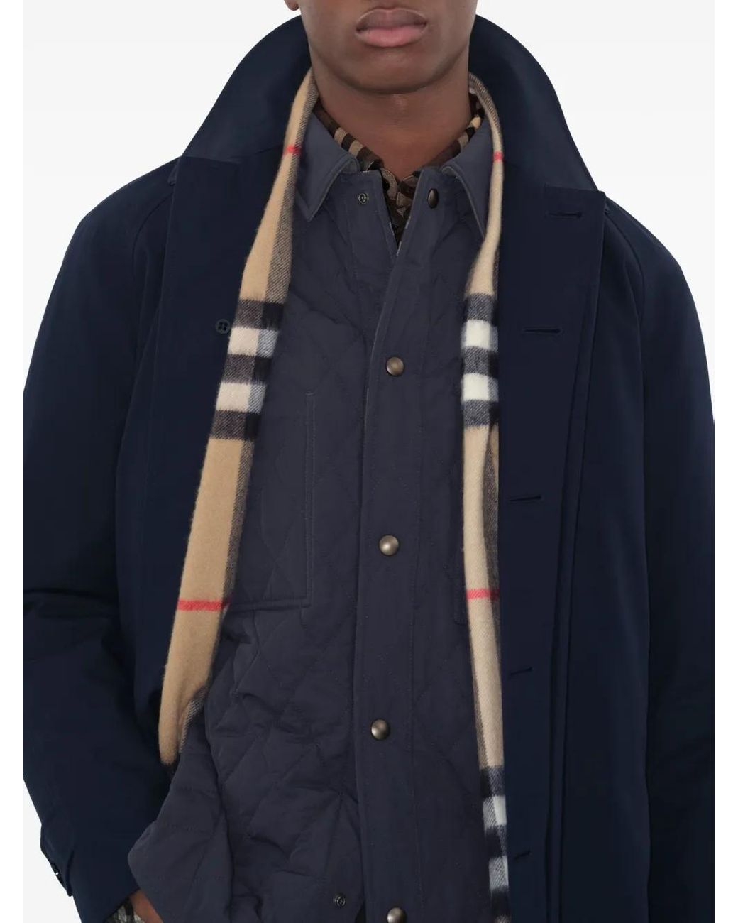 Burberry Blue Coats for men
