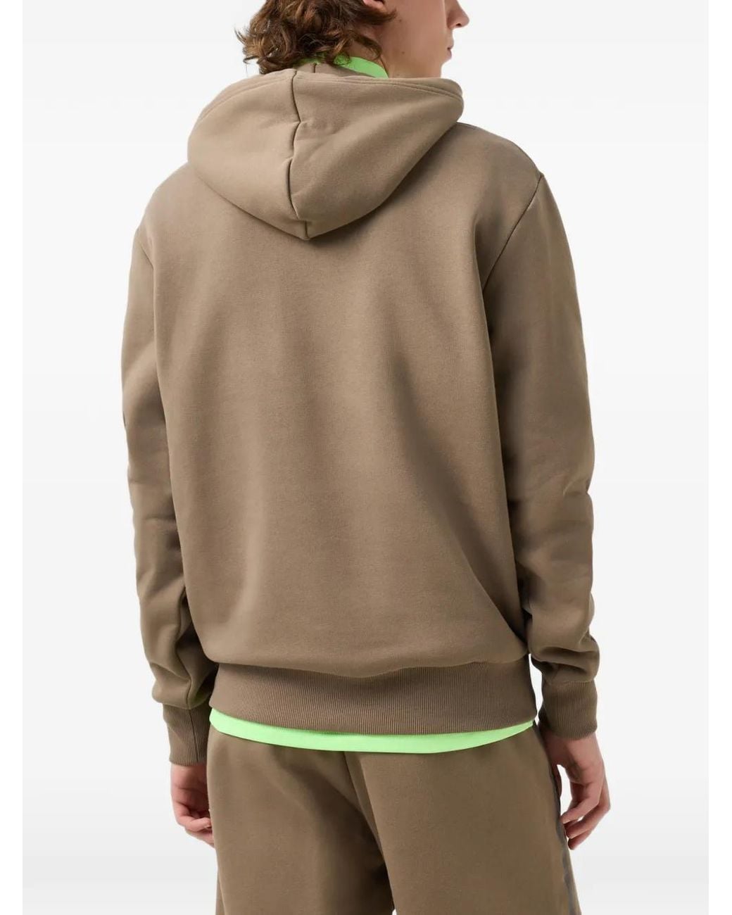 Bogner Fire + Ice Natural Covell Logo-Print Hoodie for men