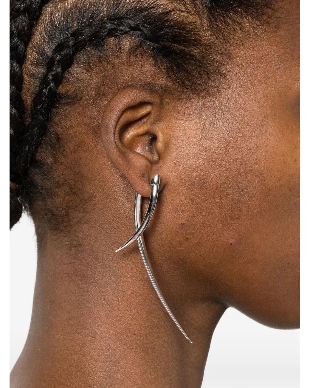 Shaun Leane Metallic Sabre Statement Crossover Single Earring