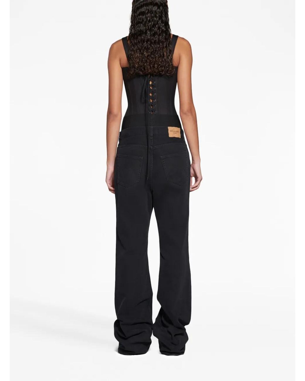 Balenciaga Blue Low-Rise Flared Jeans