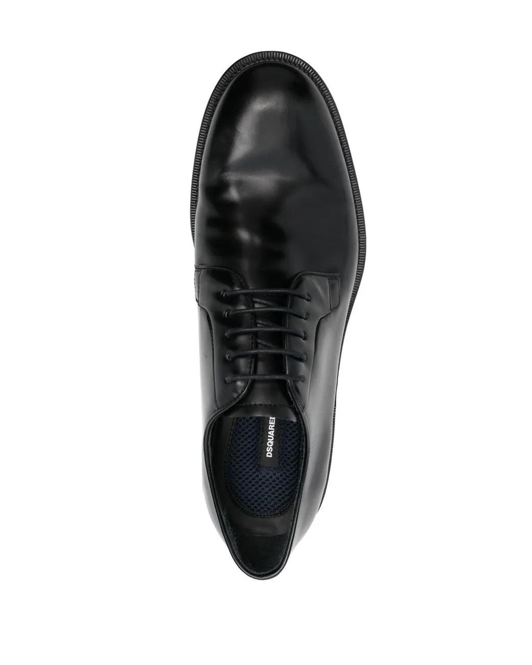 DSquared² Black Derby Lace Up Shoes for men