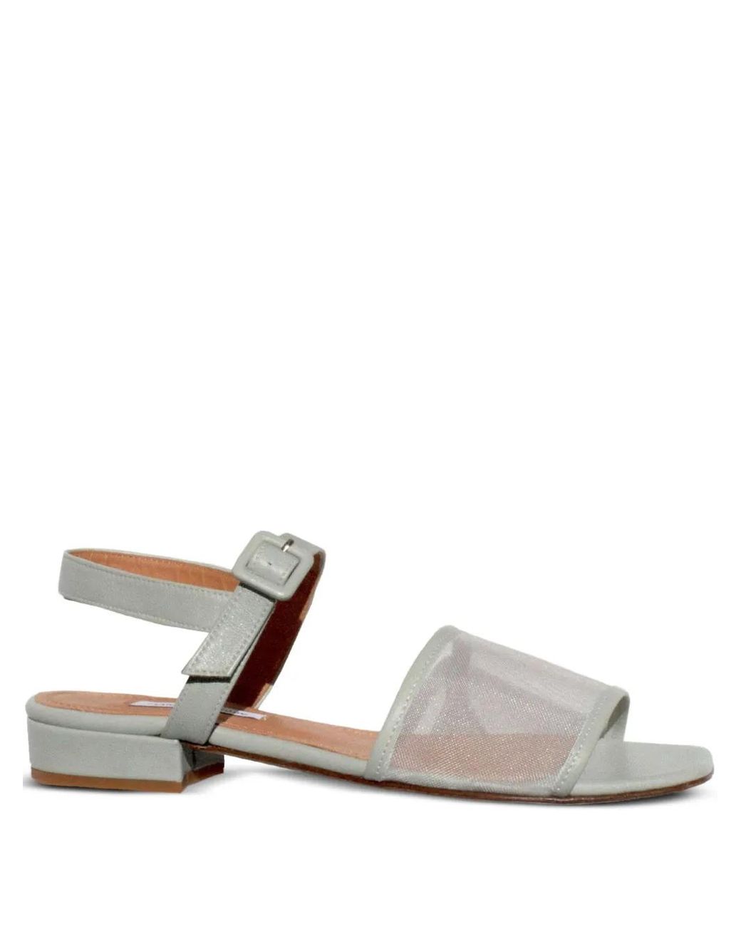 About Arianne White Marini Panelled Leather Sandals