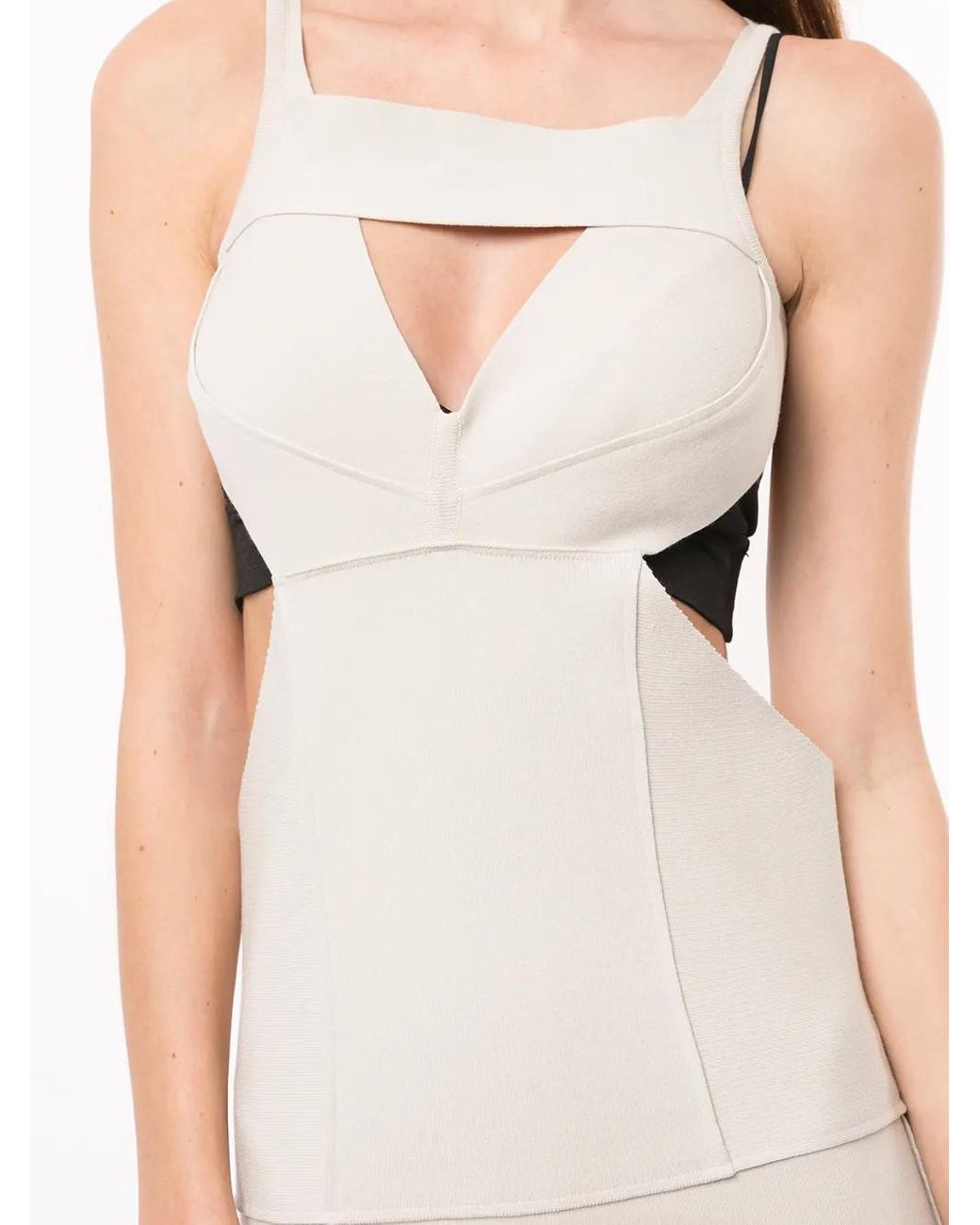 Rick Owens Multicolor Sling Double Knit Dress