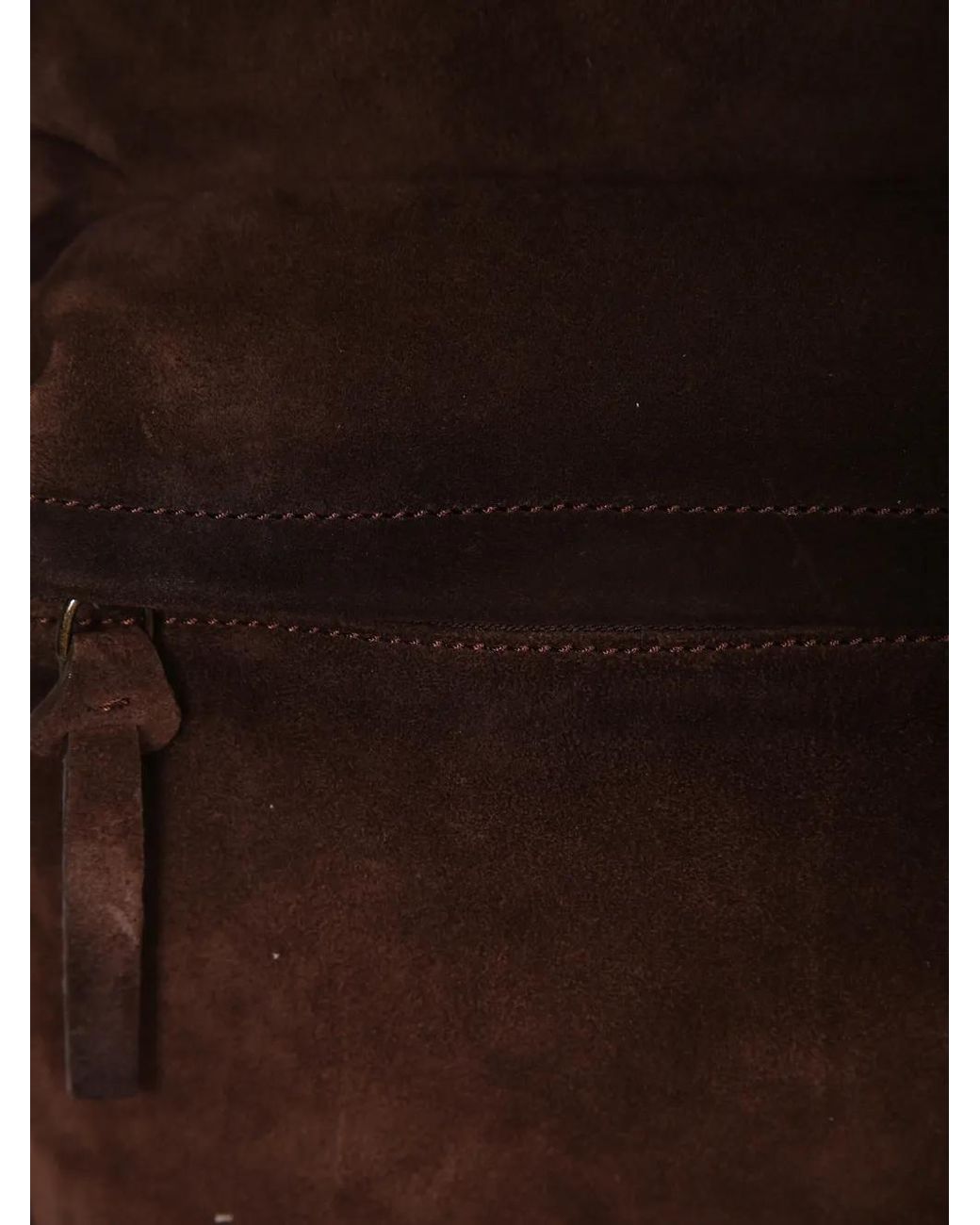 Officine Creative Brown Oc Pack 001 Suede Backpack for men