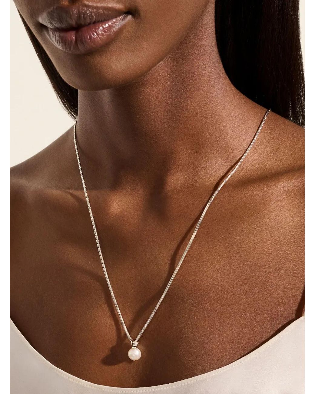 John Hardy Metallic Jh Essential Perlenkette