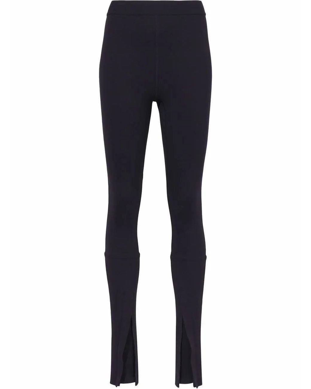 Proenza Schouler Blue Split-Cuffs Leggings