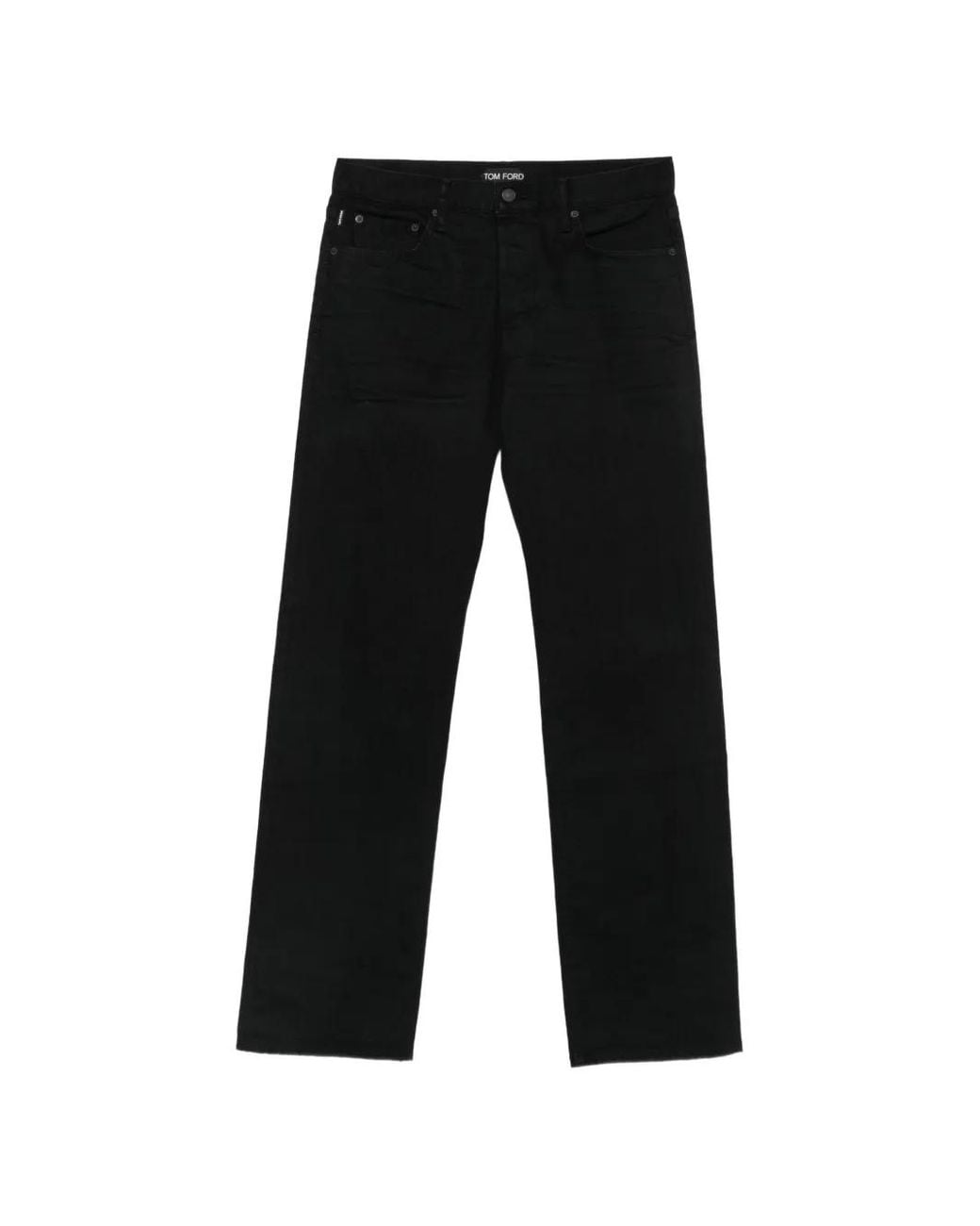 Tom Ford Black Washed-Finish Jeans for men