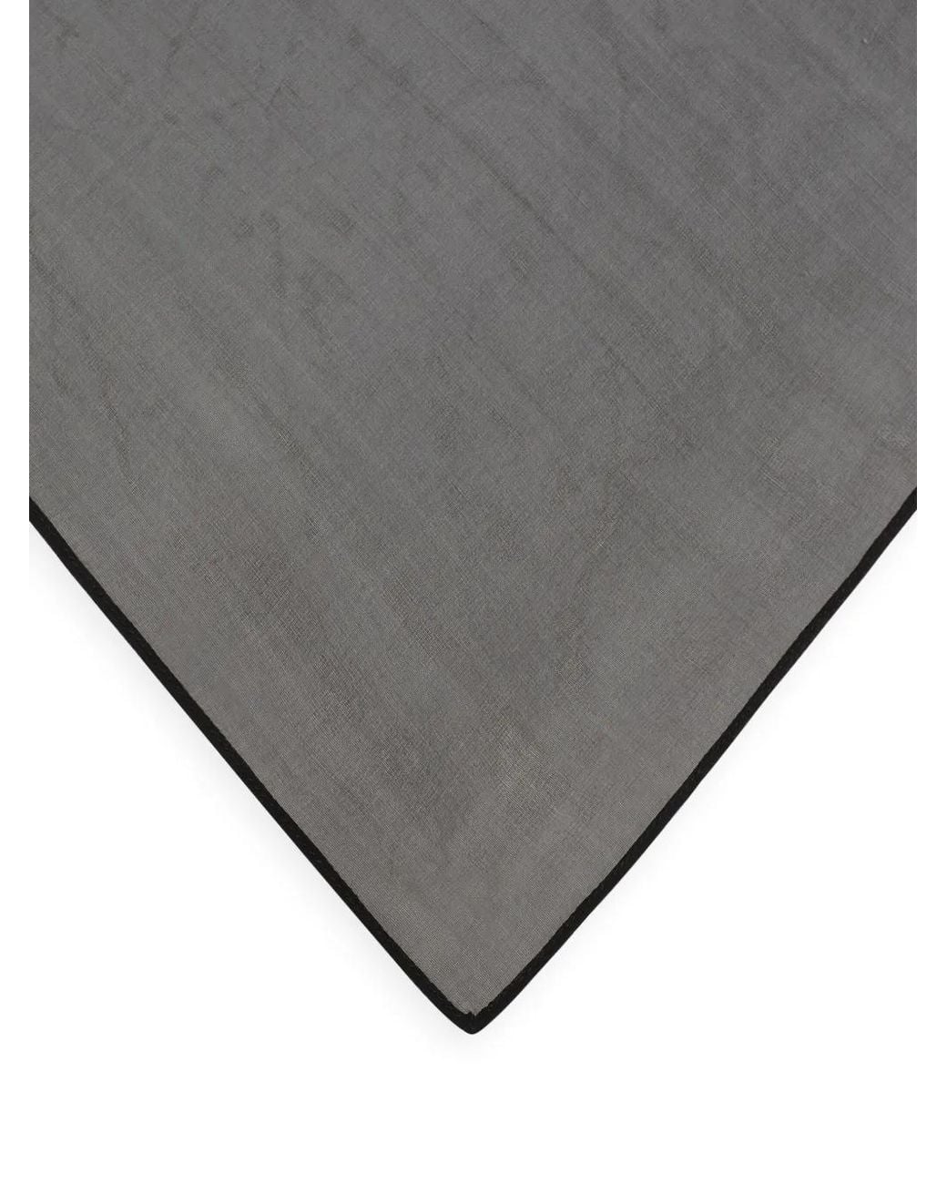 Dolce & Gabbana Gray Square Silk Scarf