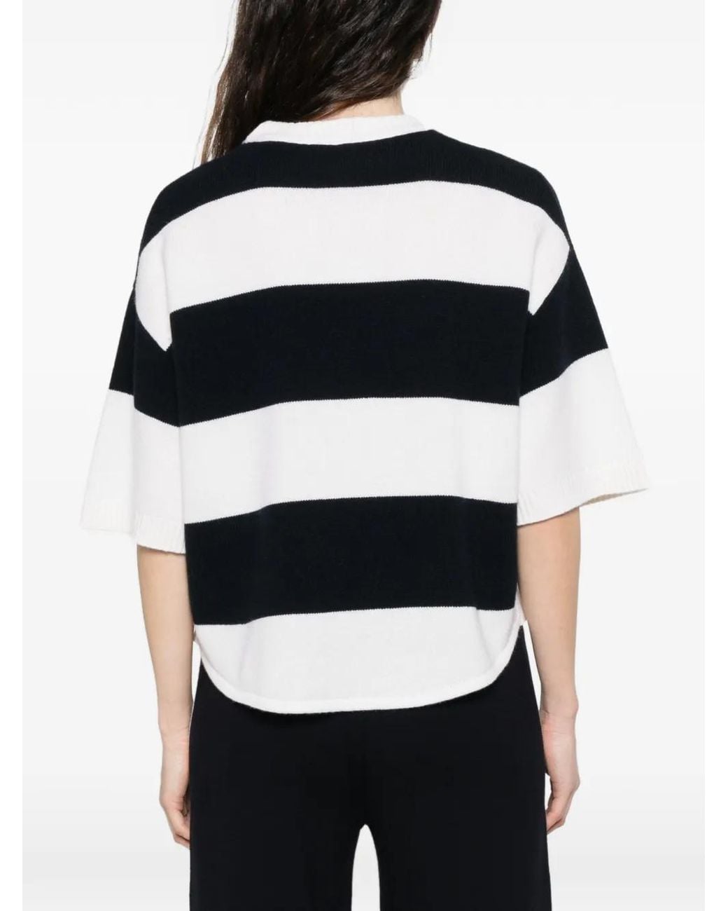 Dorothee Schumacher Black Striped Sweater