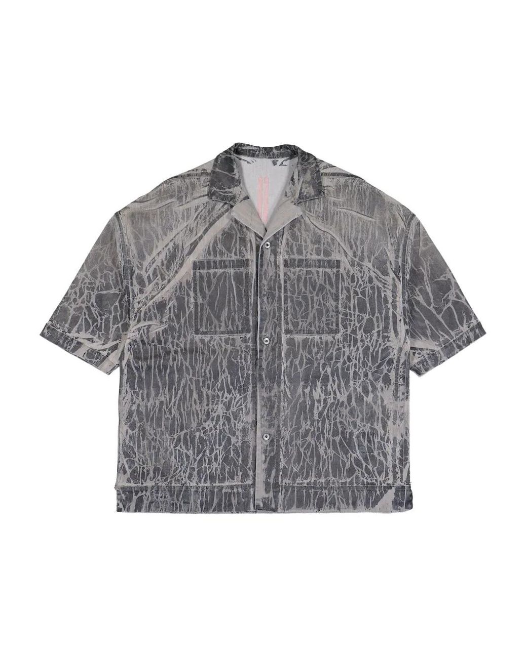 Rick Owens Gray Magnum Tommy Shirt for men