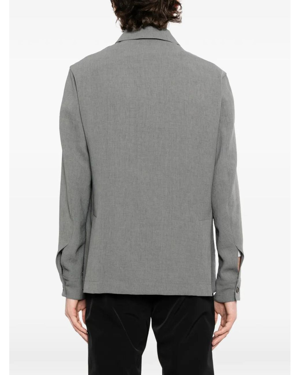 Montecore Gray Collared Jacket for men