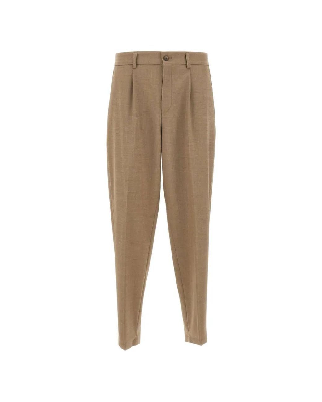 Boss Natural Washable Tapered-Fit Trousers for men