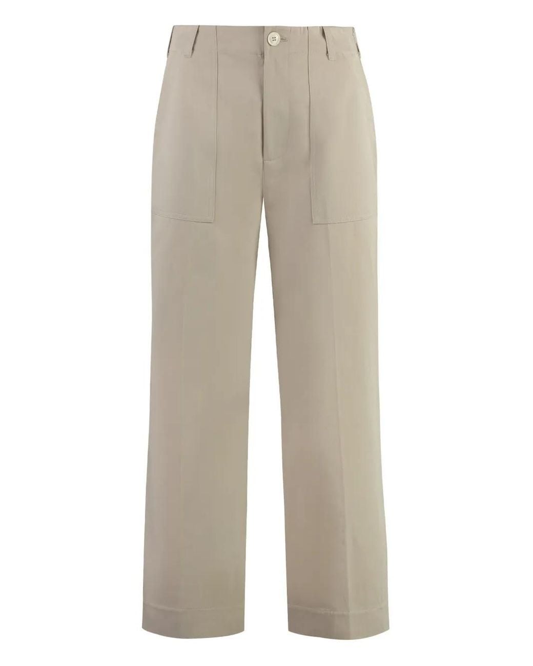 St. John Cropped Broek in het Natural