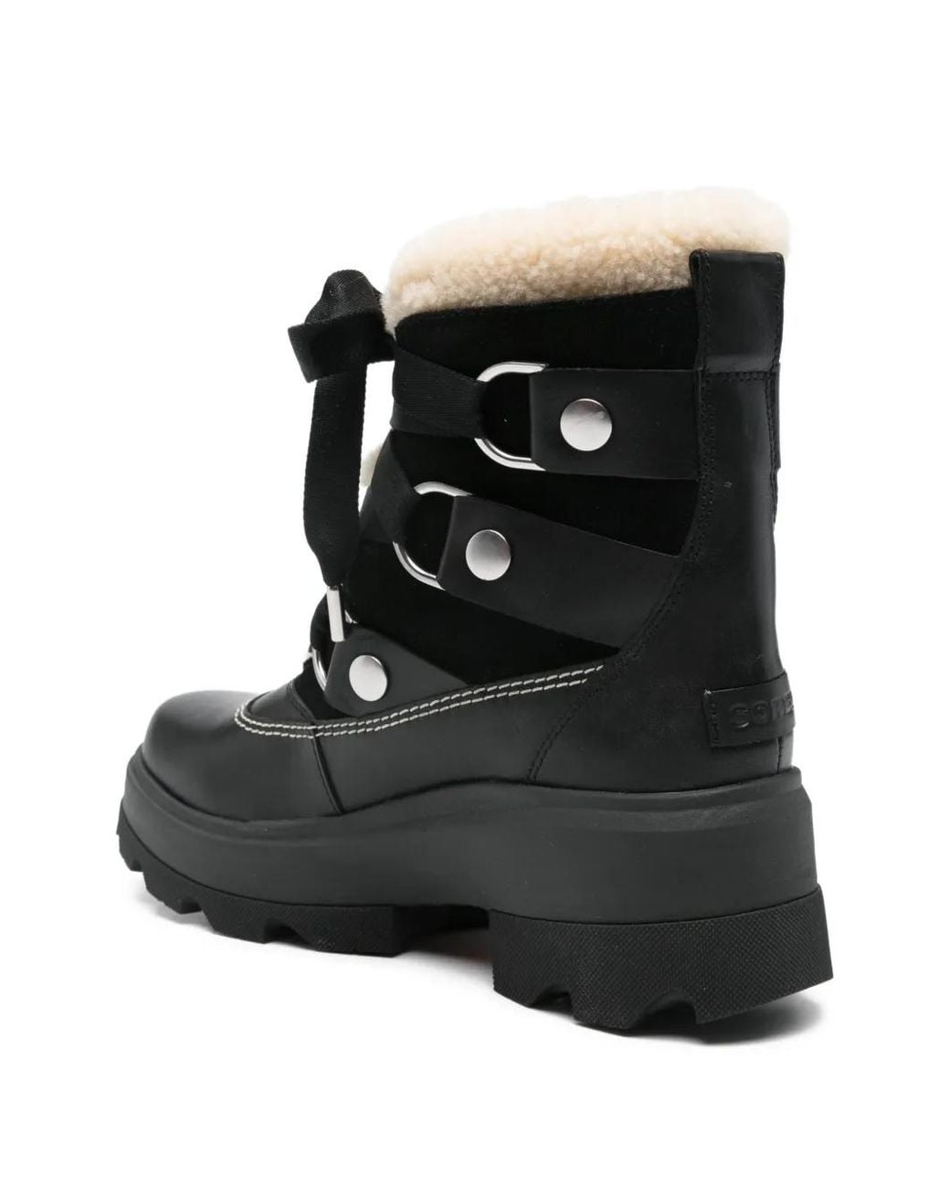 Sorel Black Joan Ankle Boots