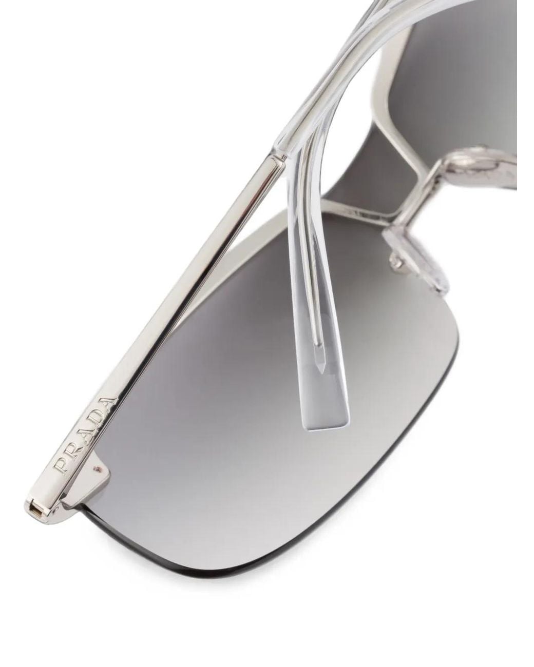 Prada White Eyewear Collection Sunglasses