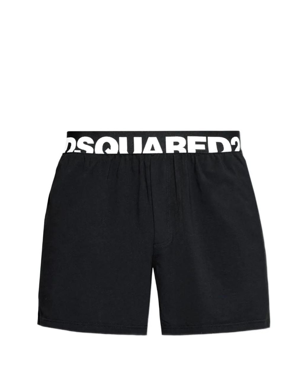 DSquared² Black Logo-Waistband Boxers for men
