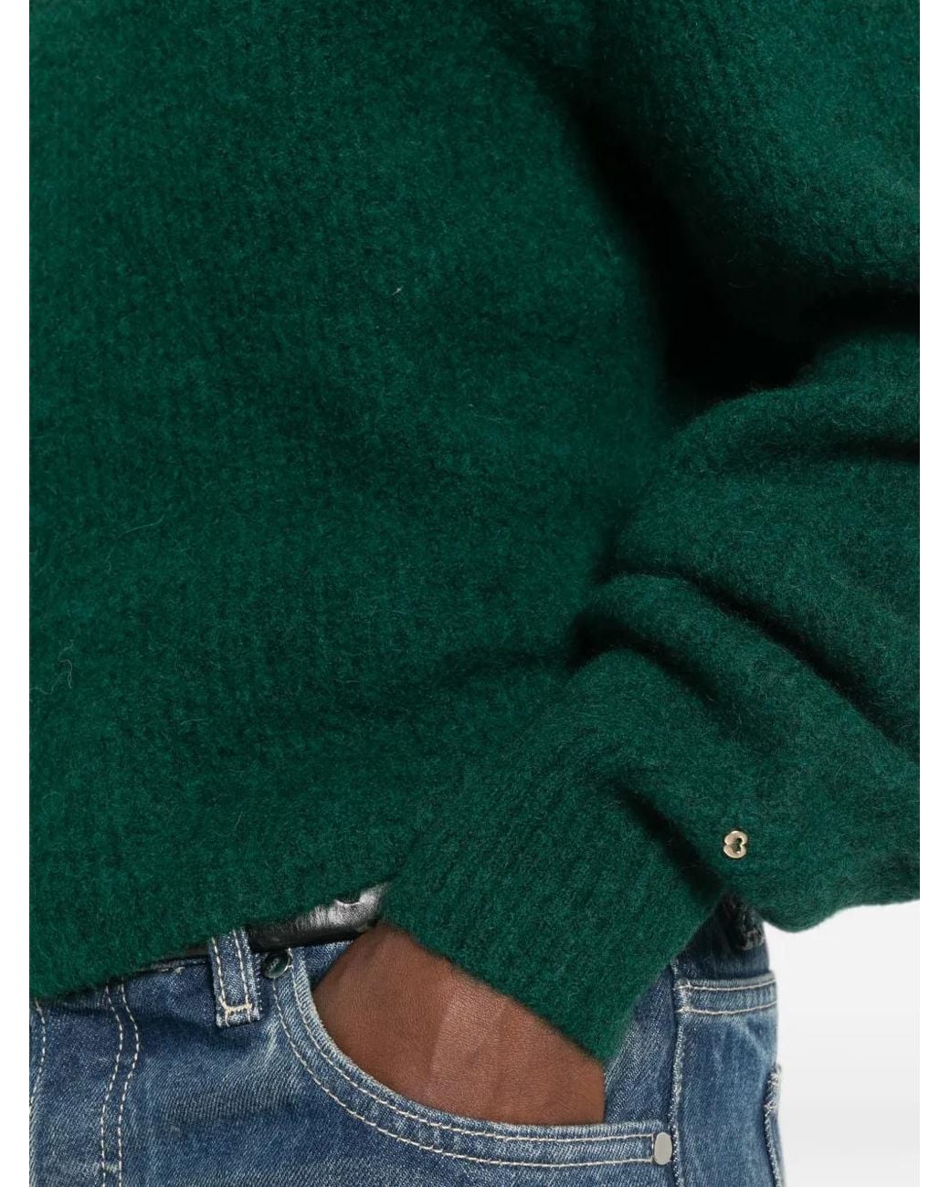 Maje Green Langärmeliger Pullover