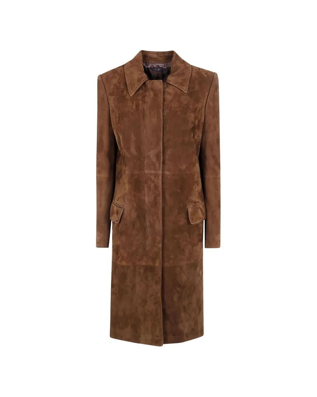 Tom Ford Leren Jas in het Brown
