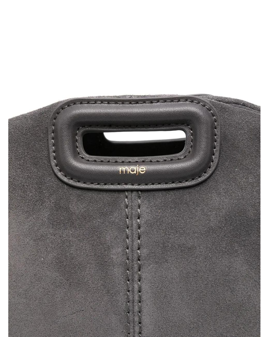 Maje Black Miss M Fringe Mini Bag