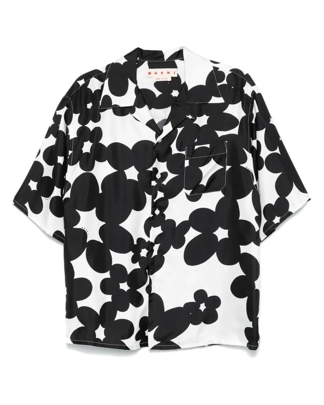 Marni Black Short Sleeve Shirts for men