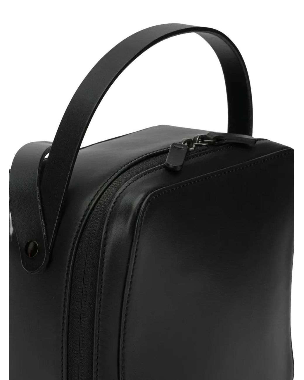 Auralee Black Leather Shoulder Bag