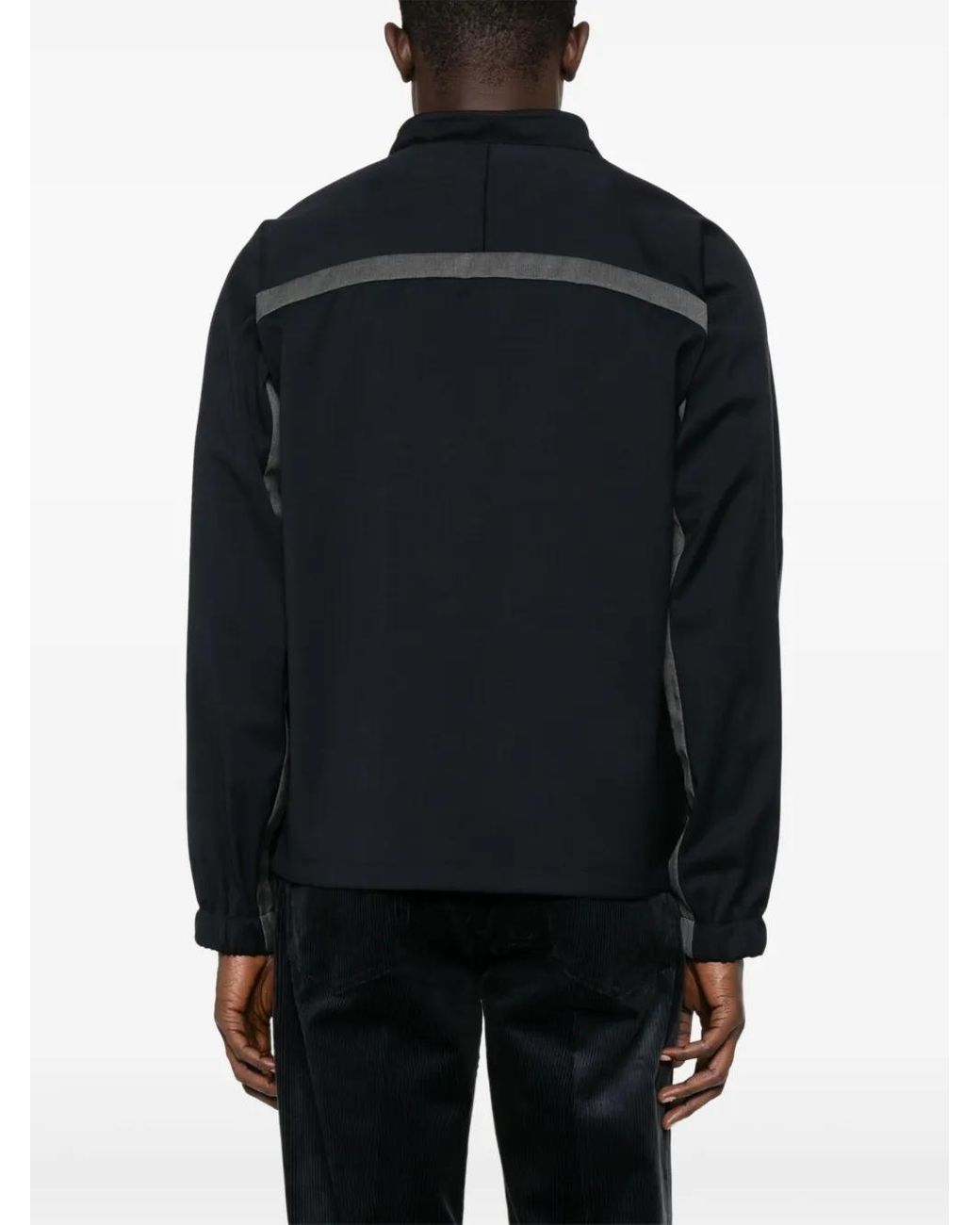 Emporio Armani Black Virgin-Wool Jacket for men