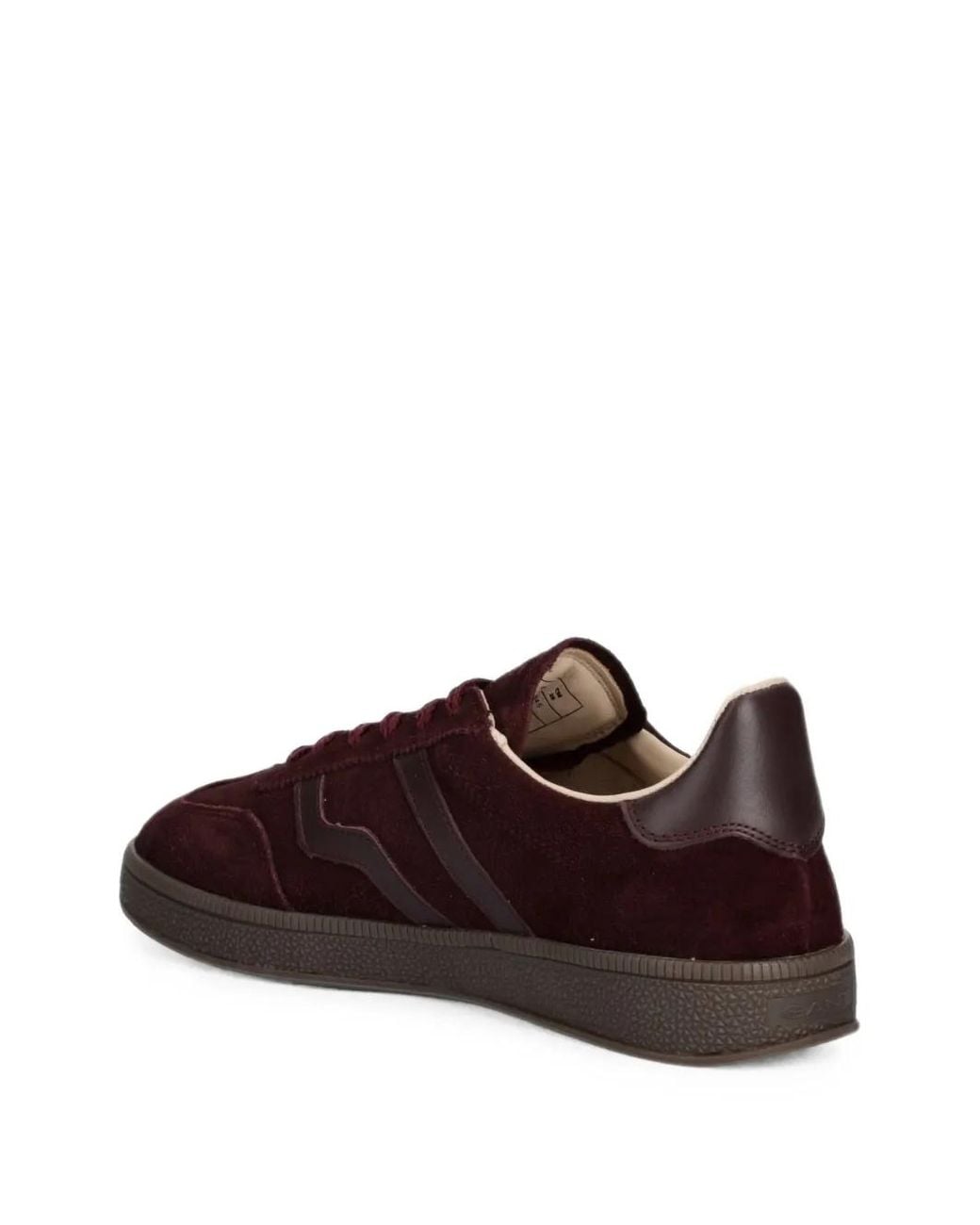 Gant Brown Cuzima Logo-Embroidered Leather Sneakers
