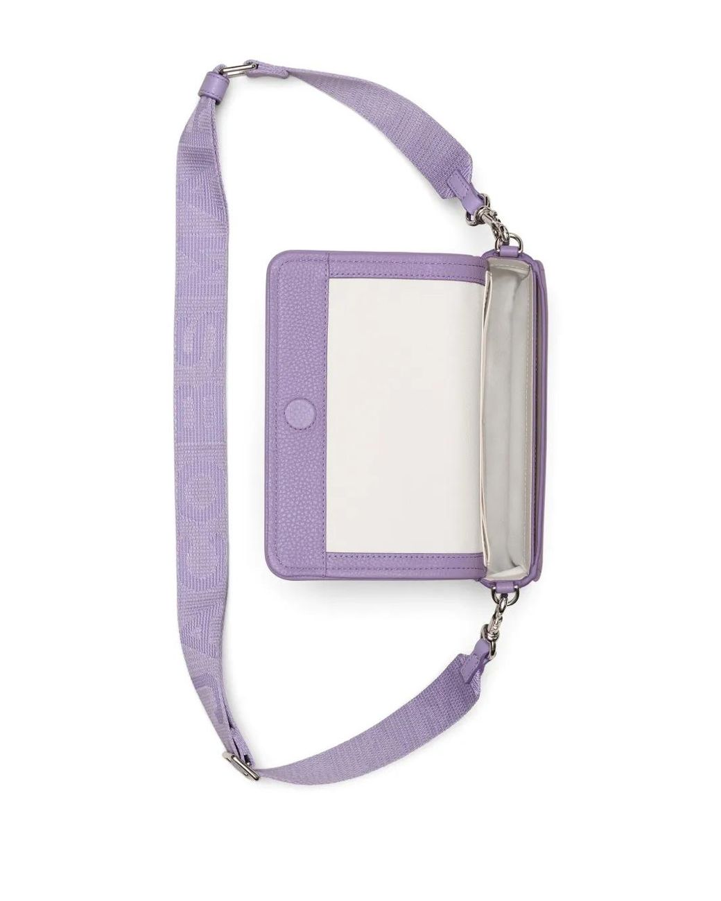 Marc Jacobs Purple The Leather Mini Crossbody Bag