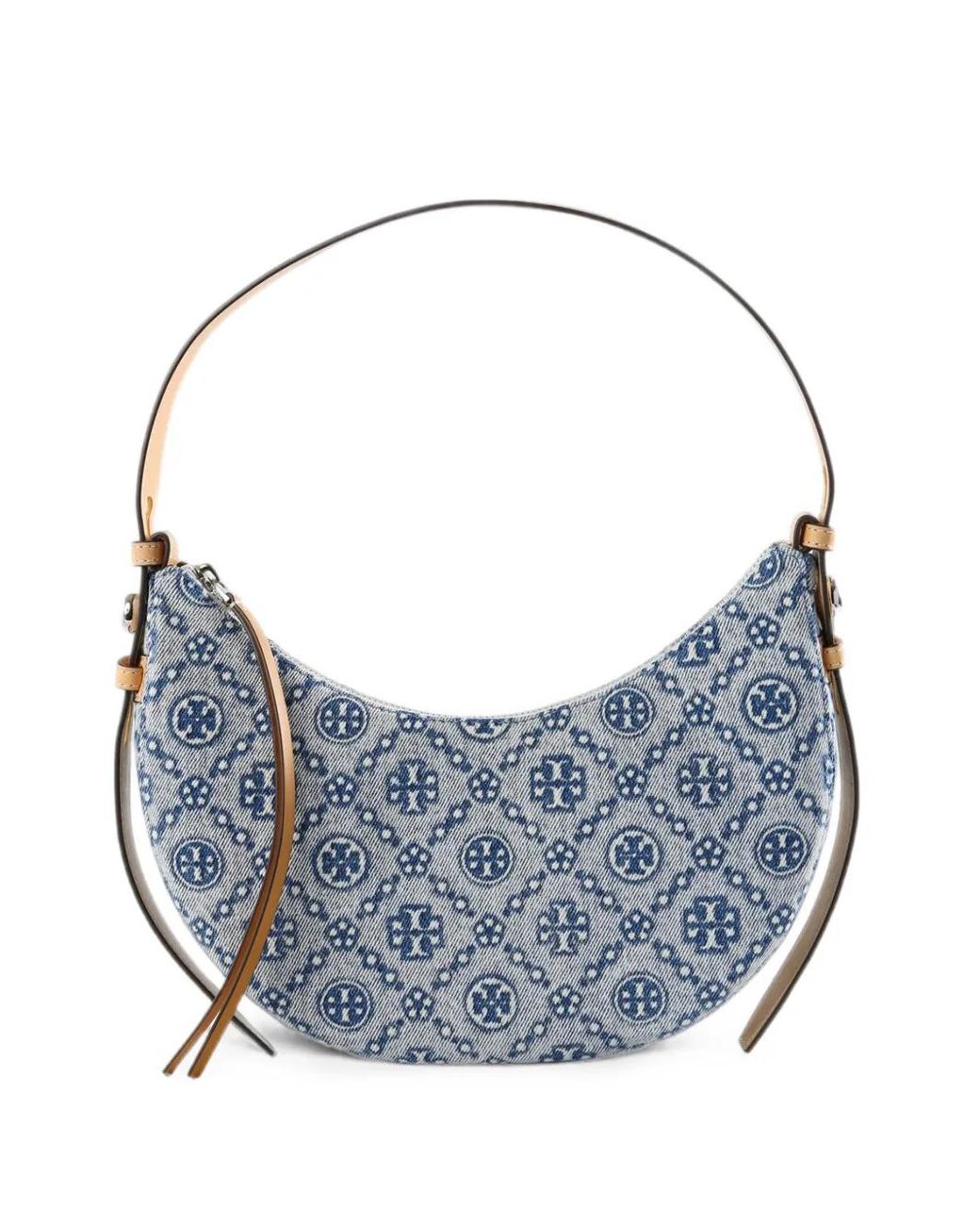 Tory Burch Blue T Monogram Shoulder Bag