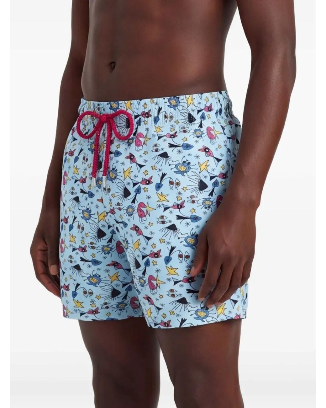 Vilebrequin Blue Swim Shorts Moorise for men