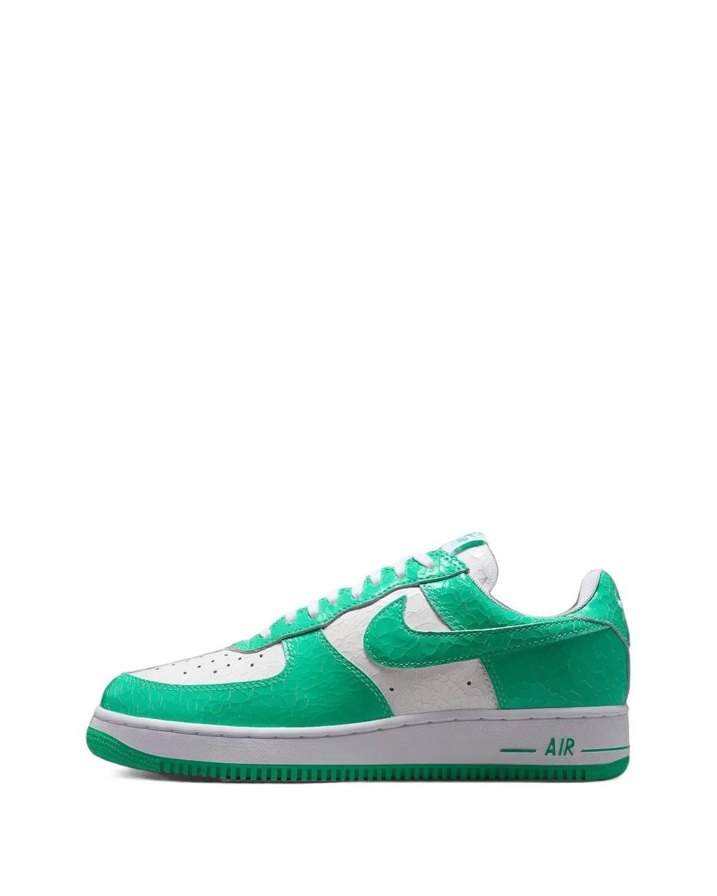 Nike Green Air Force 1 Low '01 Cracked Leather Sneakers for men